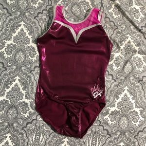 GK ELITE ALY RAISMAN LEOTARD. PINK. CHILD LARGE.